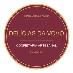 Logotipo Oficial Confeitaria Delícias da Vovó